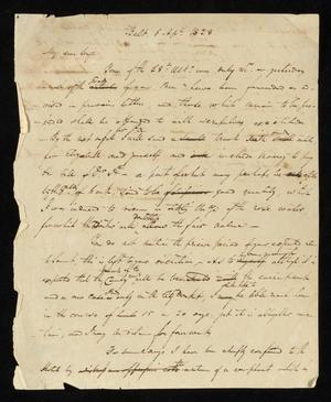 [Letter from Littleton Dennis Teackle to his wife, Elizabeth Upshur Teackle, April 6, 1828]