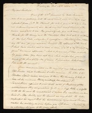 [Letter from Elizabeth Upshur Teackle to her husband, Littleton Dennis Teackle, December 28, 1832]