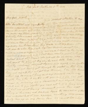 [Letter from Sophy Edwards to Elizabeth Upshur Teackle, September 12, 1832]