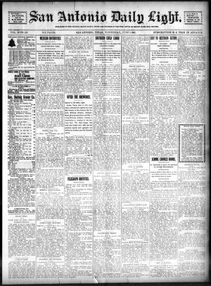 San Antonio Daily Light. (San Antonio, Tex.), Vol. 20, No. 138, Ed. 1 Wednesday, June 5, 1901