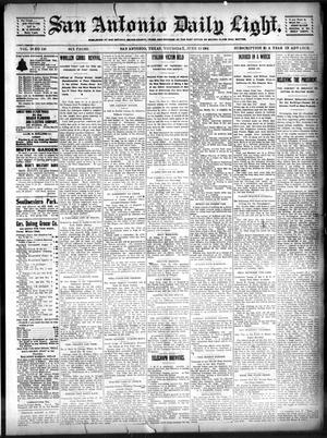 San Antonio Daily Light. (San Antonio, Tex.), Vol. 20, No. 146, Ed. 1 Thursday, June 13, 1901