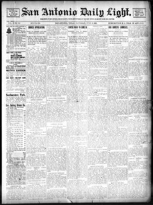 San Antonio Daily Light. (San Antonio, Tex.), Vol. 20, No. 148, Ed. 1 Saturday, June 15, 1901