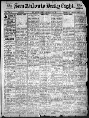 San Antonio Daily Light. (San Antonio, Tex.), Vol. 20, No. 160, Ed. 1 Thursday, June 27, 1901