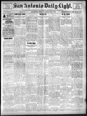 San Antonio Daily Light. (San Antonio, Tex.), Vol. 20, No. 179, Ed. 1 Wednesday, July 17, 1901