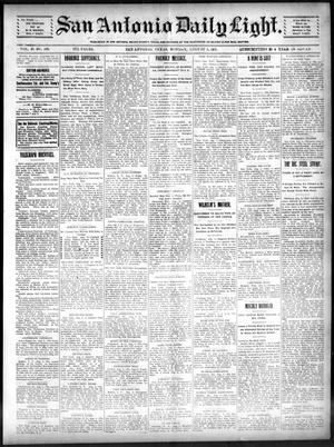 San Antonio Daily Light. (San Antonio, Tex.), Vol. 20, No. 198, Ed. 1 Monday, August 5, 1901