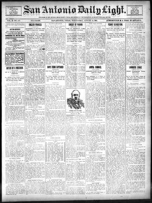 San Antonio Daily Light. (San Antonio, Tex.), Vol. 20, No. 207, Ed. 1 Wednesday, August 14, 1901