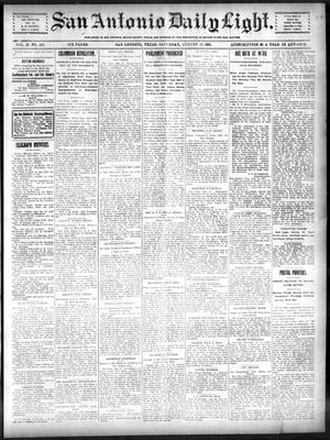 San Antonio Daily Light. (San Antonio, Tex.), Vol. 20, No. 210, Ed. 1 Saturday, August 17, 1901