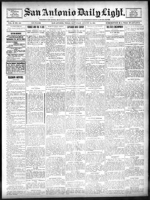 San Antonio Daily Light. (San Antonio, Tex.), Vol. 20, No. 218, Ed. 1 Saturday, August 24, 1901