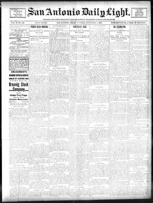 San Antonio Daily Light. (San Antonio, Tex.), Vol. 20, No. 228, Ed. 1 Tuesday, September 3, 1901