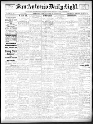 San Antonio Daily Light. (San Antonio, Tex.), Vol. 20, No. 230, Ed. 1 Thursday, September 5, 1901