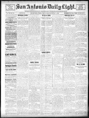 San Antonio Daily Light. (San Antonio, Tex.), Vol. 20, No. 237, Ed. 1 Wednesday, September 11, 1901