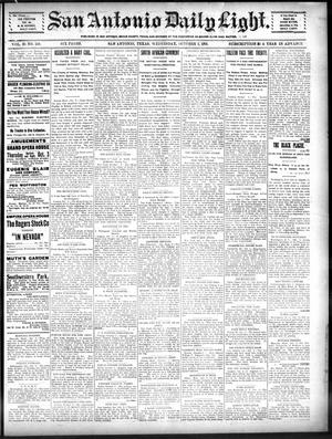 San Antonio Daily Light. (San Antonio, Tex.), Vol. 20, No. 258, Ed. 1 Wednesday, October 2, 1901
