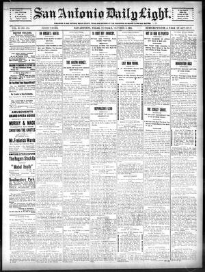 San Antonio Daily Light. (San Antonio, Tex.), Vol. 20, No. 265, Ed. 1 Tuesday, October 8, 1901