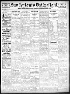 San Antonio Daily Light. (San Antonio, Tex.), Vol. 20, No. 307, Ed. 1 Tuesday, November 19, 1901