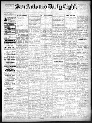 San Antonio Daily Light. (San Antonio, Tex.), Vol. 20, No. 323, Ed. 1 Friday, December 6, 1901