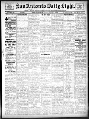 San Antonio Daily Light. (San Antonio, Tex.), Vol. 20, No. 327, Ed. 1 Tuesday, December 10, 1901