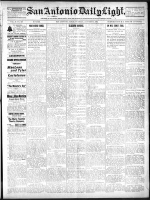 San Antonio Daily Light. (San Antonio, Tex.), Vol. 20, No. 347, Ed. 1 Tuesday, January 7, 1902