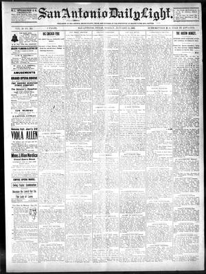 San Antonio Daily Light. (San Antonio, Tex.), Vol. 20, No. 353, Ed. 1 Monday, January 13, 1902