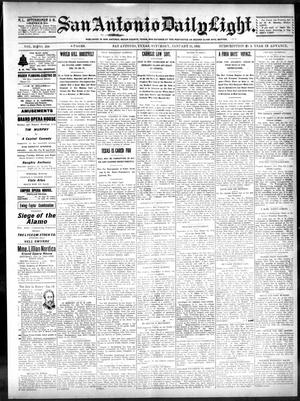 San Antonio Daily Light. (San Antonio, Tex.), Vol. 20, No. 358, Ed. 1 Saturday, January 18, 1902
