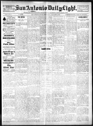 San Antonio Daily Light. (San Antonio, Tex.), Vol. 21, No. 3, Ed. 1 Wednesday, January 22, 1902
