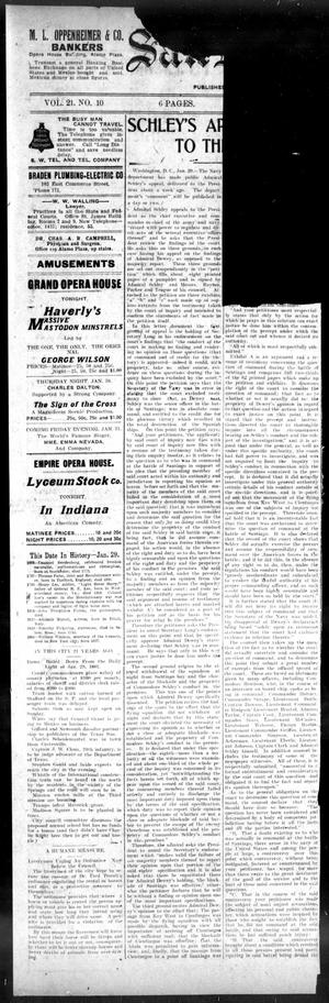 San Antonio Daily Light. (San Antonio, Tex.), Vol. 21, No. 10, Ed. 1 Wednesday, January 29, 1902