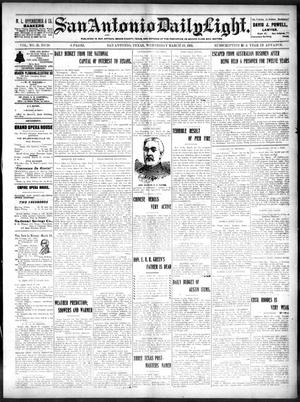 San Antonio Daily Light. (San Antonio, Tex.), Vol. 21, No. 59, Ed. 1 Wednesday, March 19, 1902