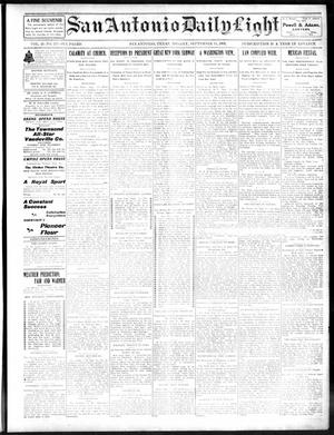 San Antonio Daily Light (San Antonio, Tex.), Vol. 21, No. 217, Ed. 1 Monday, September 15, 1902