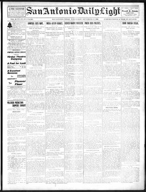 San Antonio Daily Light (San Antonio, Tex.), Vol. 21, No. 219, Ed. 1 Wednesday, September 17, 1902