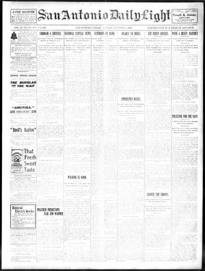 San Antonio Daily Light (San Antonio, Tex.), Vol. 21, No. 238, Ed. 1 Monday, October 6, 1902