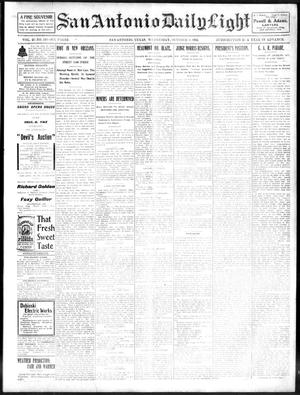 San Antonio Daily Light (San Antonio, Tex.), Vol. 21, No. 240, Ed. 1 Wednesday, October 8, 1902