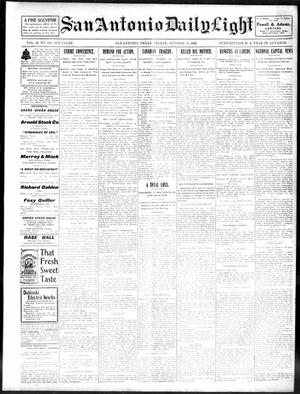 San Antonio Daily Light (San Antonio, Tex.), Vol. 21, No. 242, Ed. 1 Friday, October 10, 1902