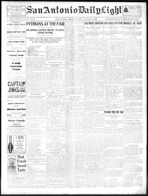 San Antonio Daily Light (San Antonio, Tex.), Vol. 21, No. 252, Ed. 1 Monday, October 20, 1902