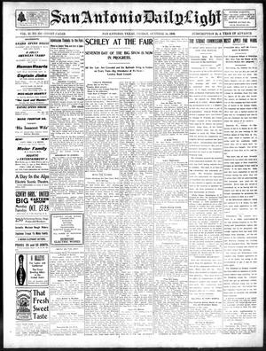 San Antonio Daily Light (San Antonio, Tex.), Vol. 21, No. 256, Ed. 1 Friday, October 24, 1902