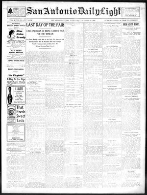 San Antonio Daily Light (San Antonio, Tex.), Vol. 21, No. 261, Ed. 1 Wednesday, October 29, 1902