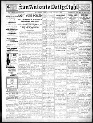 San Antonio Daily Light (San Antonio, Tex.), Vol. 21, No. 267, Ed. 1 Tuesday, November 4, 1902