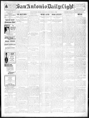 San Antonio Daily Light (San Antonio, Tex.), Vol. 21, No. 271, Ed. 1 Saturday, November 8, 1902