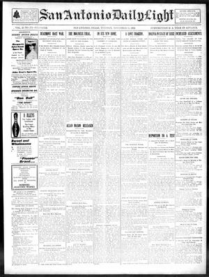 San Antonio Daily Light (San Antonio, Tex.), Vol. 21, No. 274, Ed. 1 Tuesday, November 11, 1902