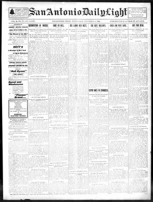 San Antonio Daily Light (San Antonio, Tex.), Vol. 21, No. 275, Ed. 1 Wednesday, November 12, 1902