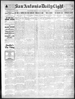 Primary view of object titled 'San Antonio Daily Light (San Antonio, Tex.), Vol. 21, No. 281, Ed. 1 Tuesday, November 18, 1902'.