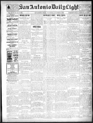 San Antonio Daily Light (San Antonio, Tex.), Vol. 21, No. 289, Ed. 1 Wednesday, November 26, 1902