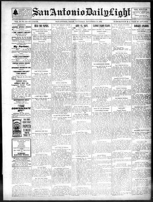 San Antonio Daily Light (San Antonio, Tex.), Vol. 21, No. 292, Ed. 1 Saturday, November 29, 1902