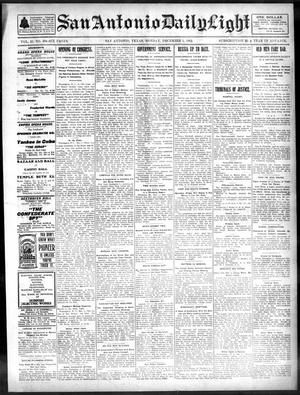 San Antonio Daily Light (San Antonio, Tex.), Vol. 21, No. 294, Ed. 1 Monday, December 1, 1902