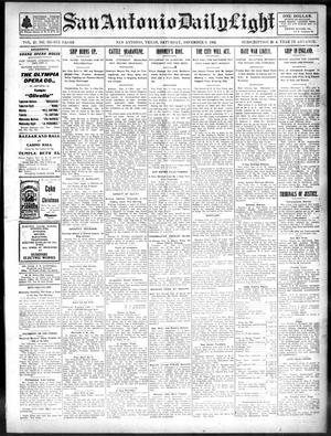 San Antonio Daily Light (San Antonio, Tex.), Vol. 21, No. 315, Ed. 1 Saturday, December 6, 1902