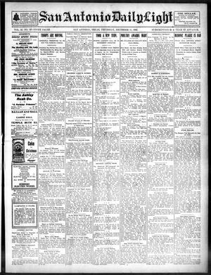 San Antonio Daily Light (San Antonio, Tex.), Vol. 21, No. 320, Ed. 1 Thursday, December 11, 1902