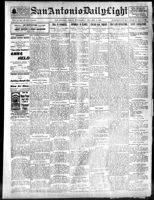 San Antonio Daily Light (San Antonio, Tex.), Vol. 21, No. 353, Ed. 1 Wednesday, January 14, 1903