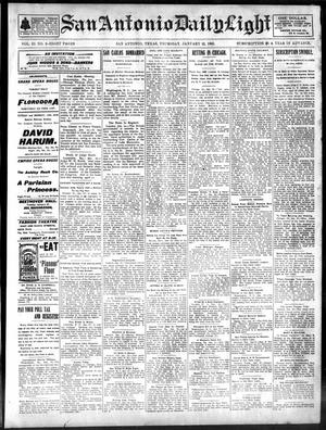 San Antonio Daily Light (San Antonio, Tex.), Vol. 22, No. 2, Ed. 1 Thursday, January 22, 1903