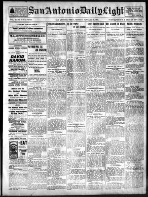 San Antonio Daily Light (San Antonio, Tex.), Vol. 22, No. 6, Ed. 1 Monday, January 26, 1903