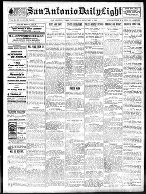 San Antonio Daily Light (San Antonio, Tex.), Vol. 22, No. 15, Ed. 1 Wednesday, February 4, 1903