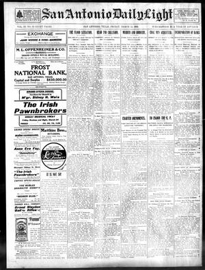 San Antonio Daily Light (San Antonio, Tex.), Vol. 22, No. 52, Ed. 1 Friday, March 13, 1903