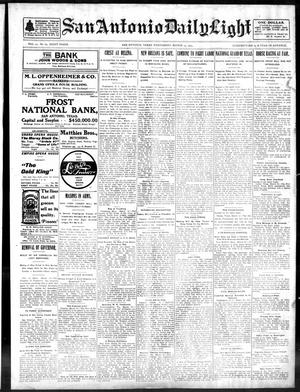 San Antonio Daily Light (San Antonio, Tex.), Vol. 22, No. 64, Ed. 1 Wednesday, March 25, 1903